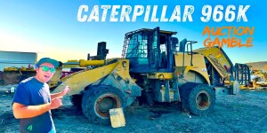 AUCTION GAMBLE... CAT 966K!!! WILL IT RUN??? MAJOR ISSUES!!