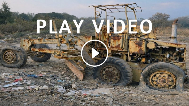 20 Years Abandoned Grader Restoration | From Rust to First Start